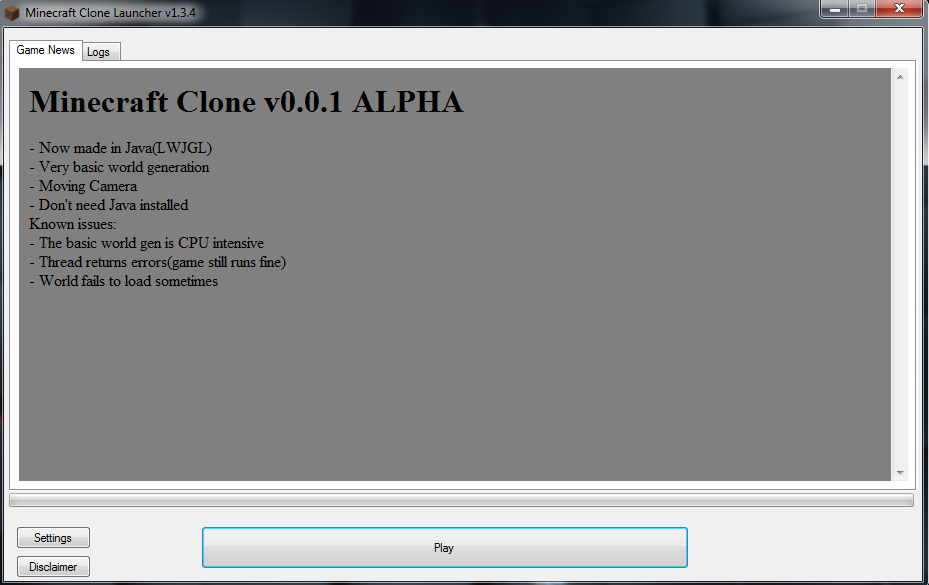MCCLONE MENU MCCLONE2